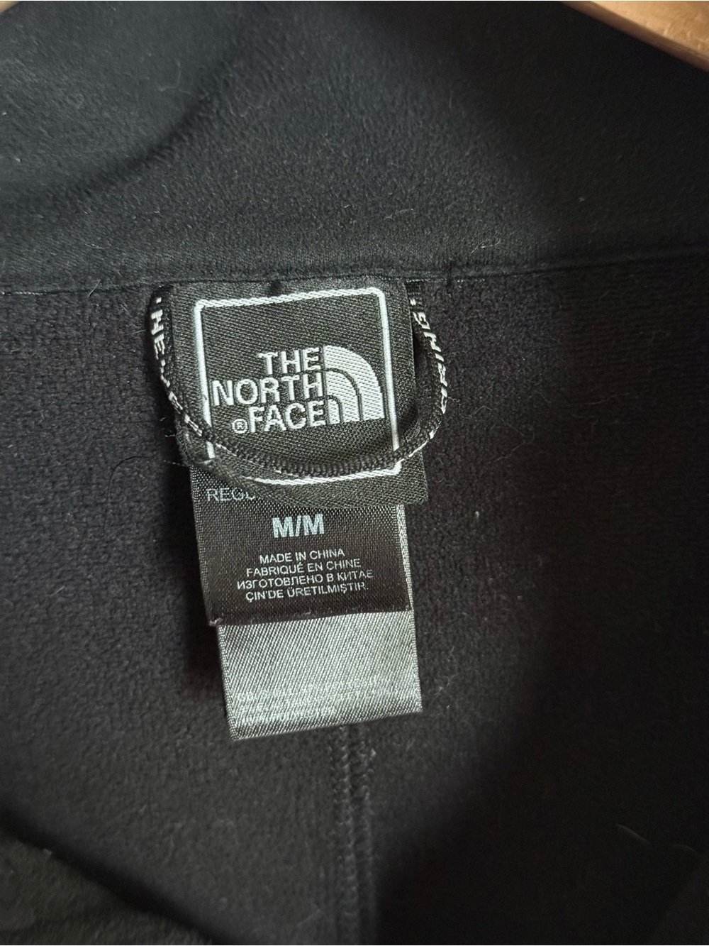 The North Face Full Zip Soft Shell Jacket Black Fleece Lined Men’s Medium - Picture 8 of 15